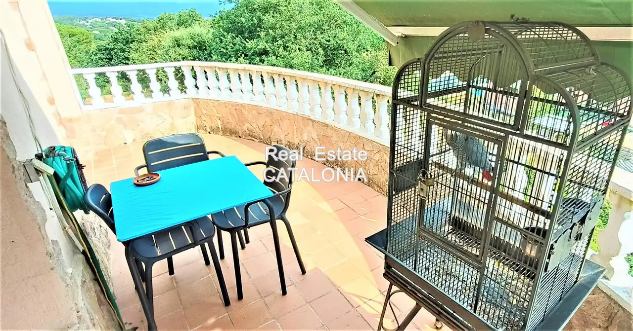 Vista exterior de Casa o xalet en venda en Lloret de Mar amb Calefacció, Jardí privat i Terrassa