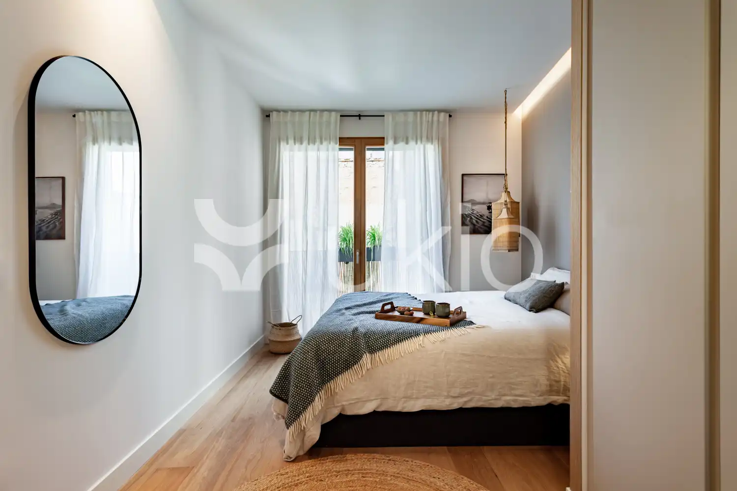 Habitación de Apartamento de alquiler en Barcelona con Aire acondicionado, Calefacción y Amueblado