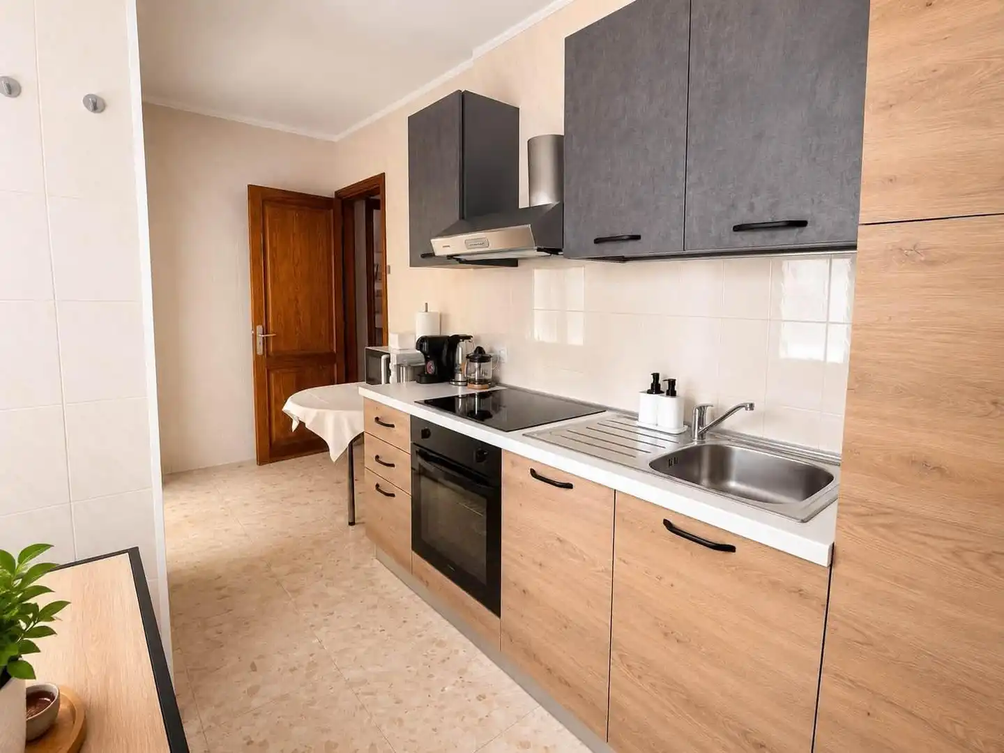 Cocina de Apartamento de alquiler en Santiago del Teide con Terraza y Amueblado