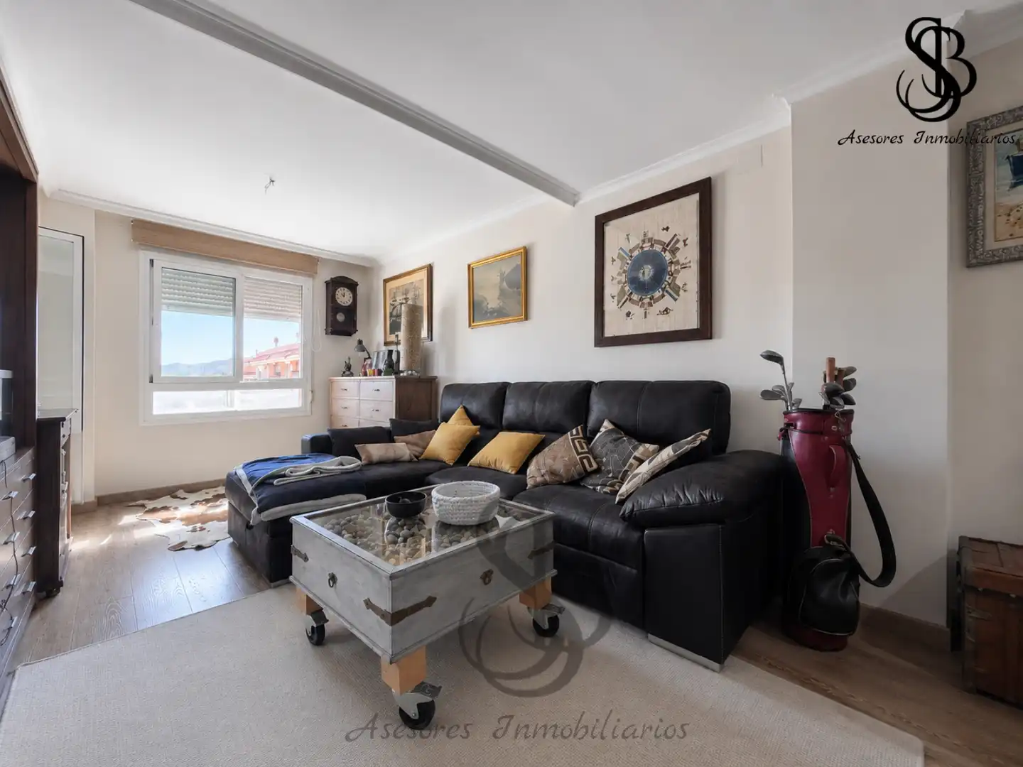 Sala de estar de Ático en venta en San Vicente del Raspeig / Sant Vicent del Raspeig con Aire acondicionado, Calefacción y Parquet