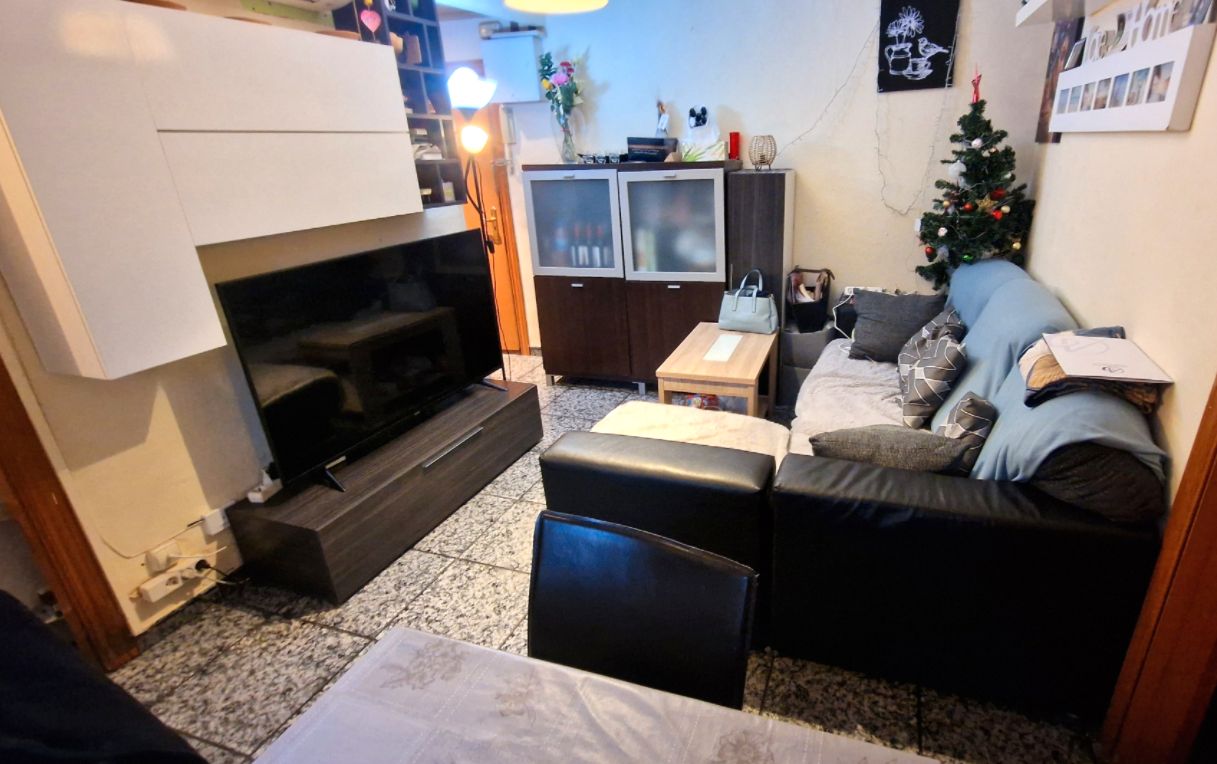 Sala de estar de Piso en venta en  Barcelona Capital con Aire acondicionado, Calefacción y Balcón