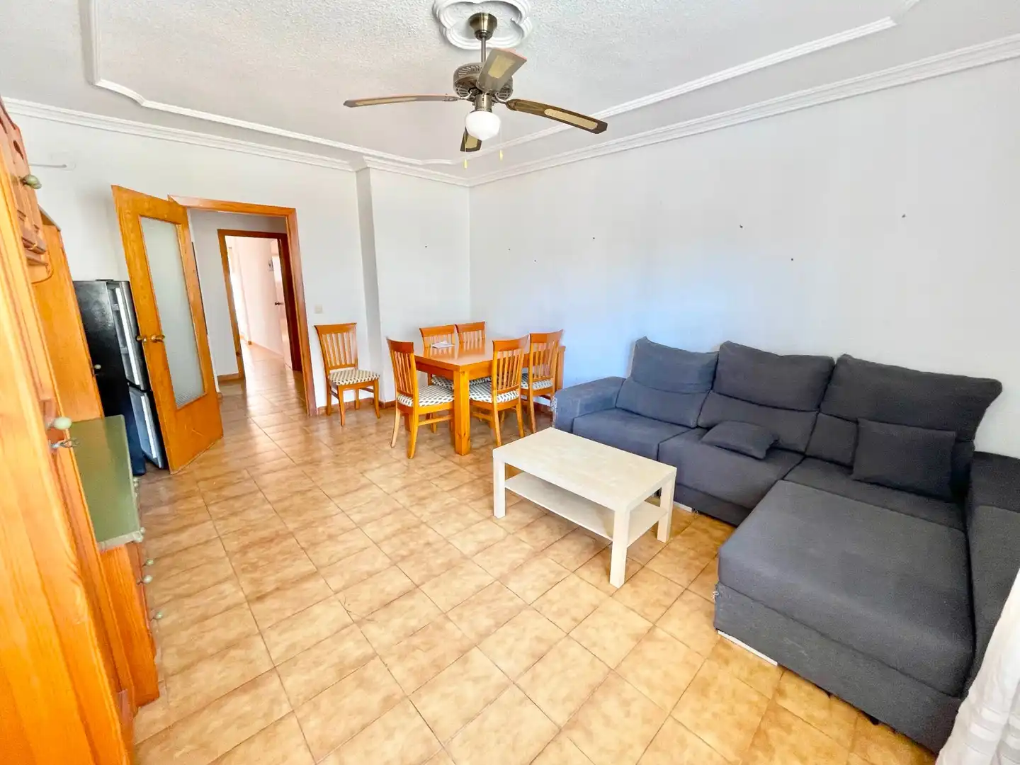 Sala de estar de Apartamento de alquiler en San Pedro del Pinatar con Calefacción, Terraza y Amueblado