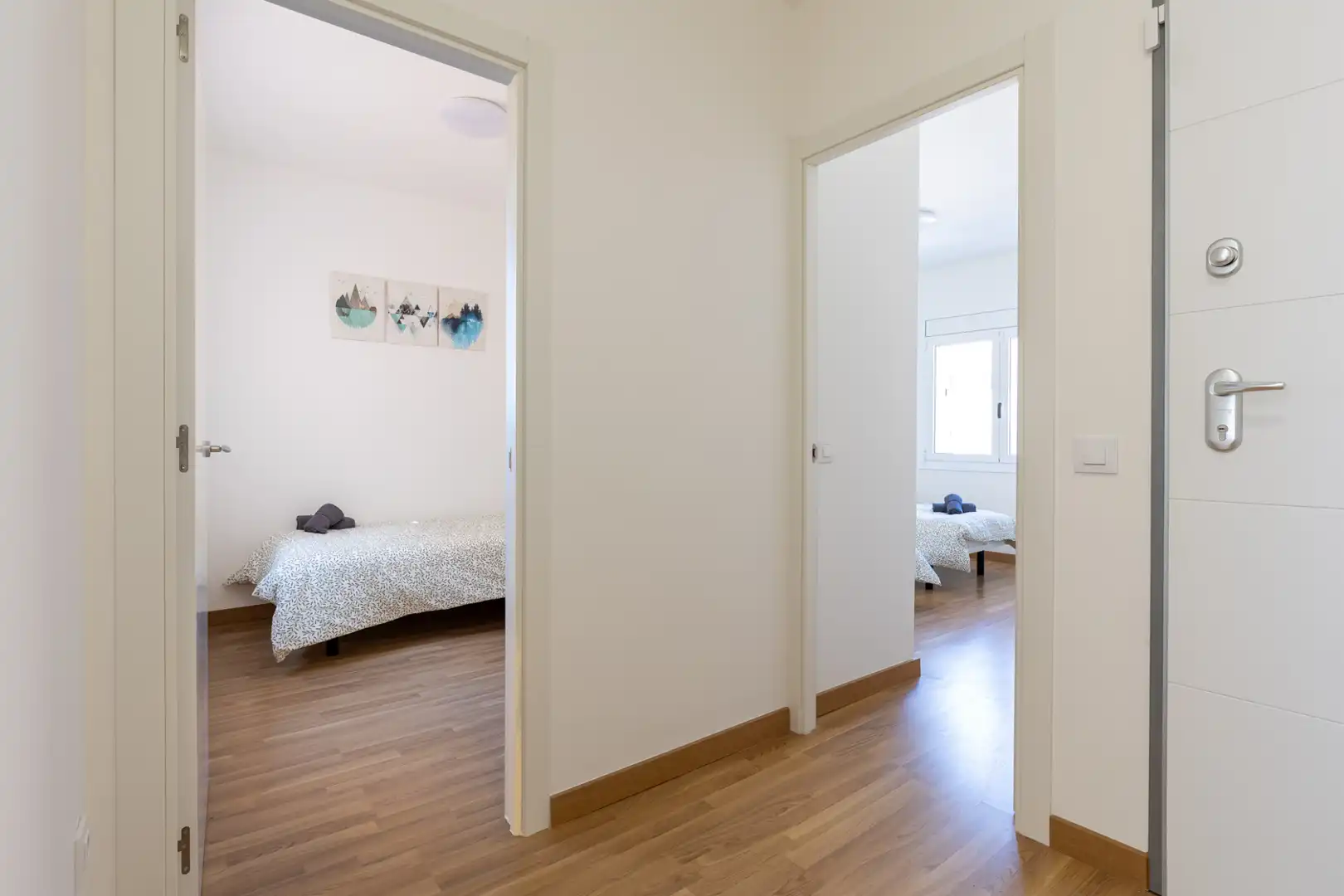 Bedroom of Flat for rent in Terrassa  with Heating, Parquet flooring and Terrace