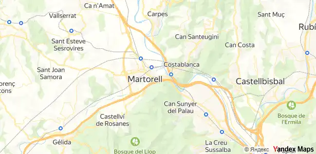 Vista exterior de Pis en venda en Martorell