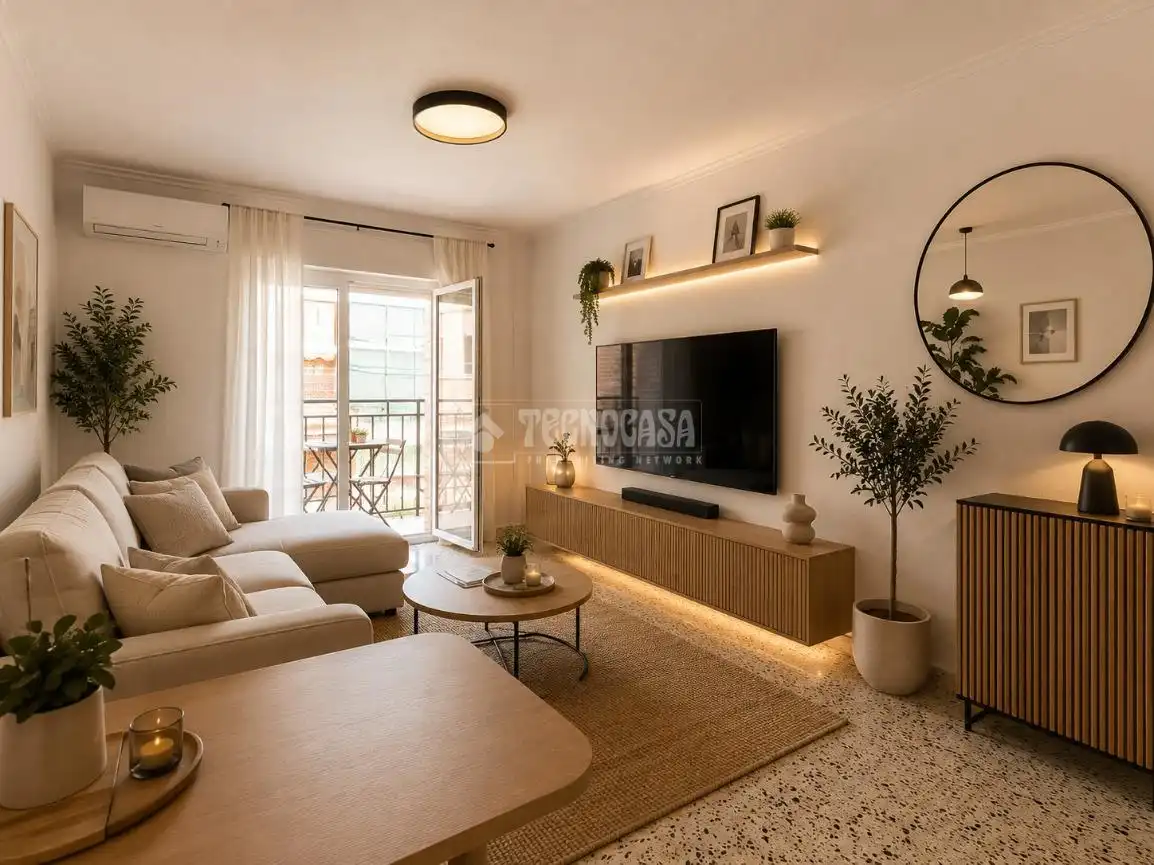 Living room of Flat for sale in Madrid  with Air Conditioner