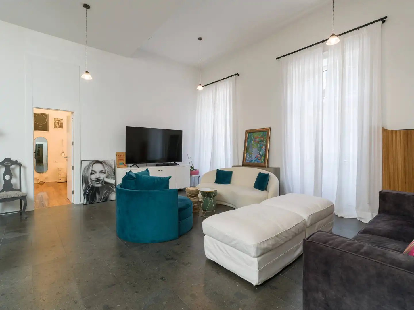 Sala d'estar de Casa o xalet en venda en Las Palmas de Gran Canaria amb Aire condicionat, Terrassa i Balcó