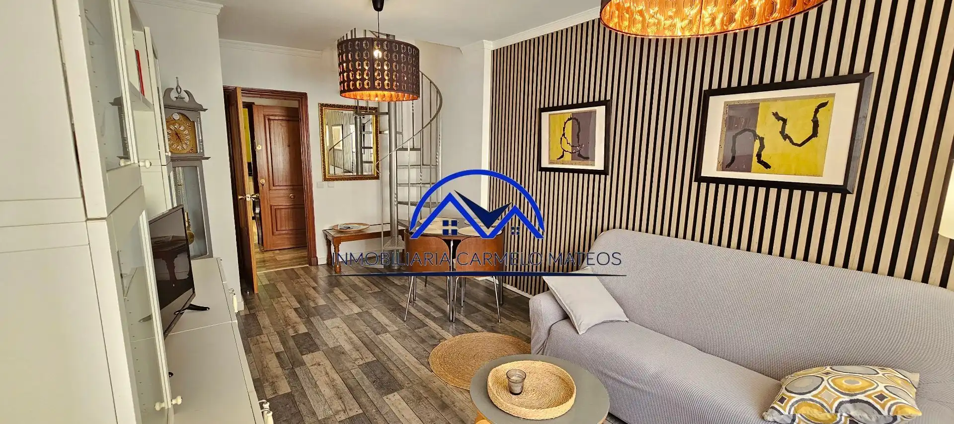 Sala de estar de Ático en venta en Sanlúcar de Barrameda con Aire acondicionado, Jardín privado y Terraza