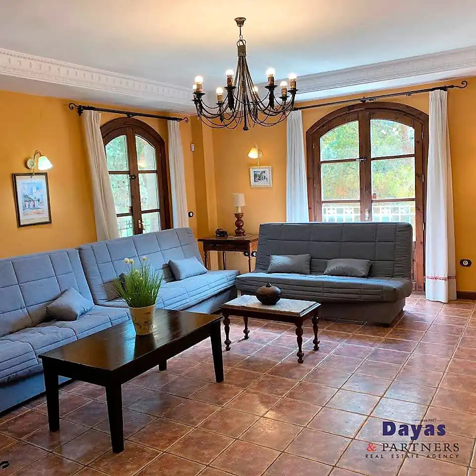 Sala de estar de Finca rústica en venta en Rojales con Aire acondicionado, Jardín privado y Terraza