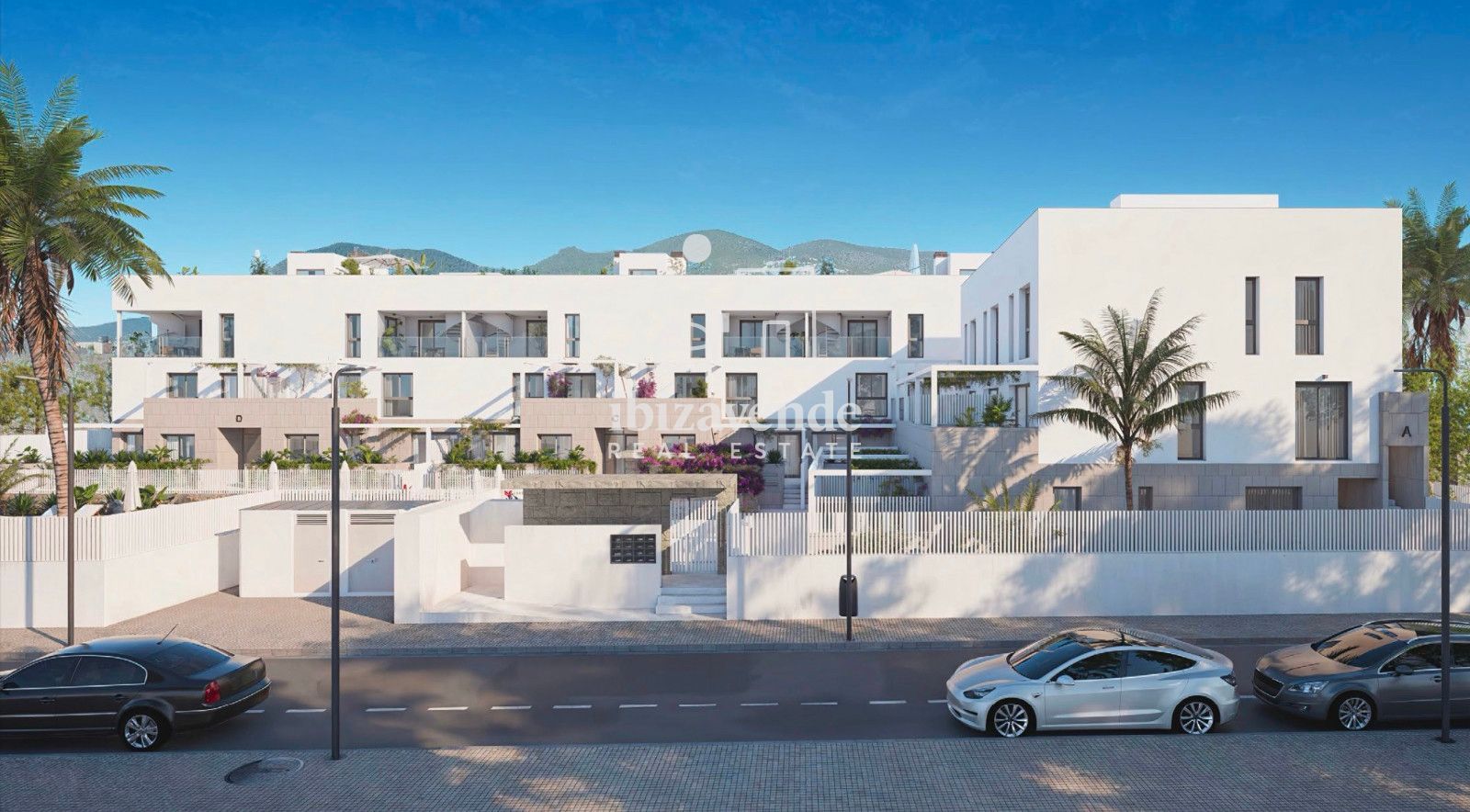 Exterior view of Flat for sale in Eivissa  with Terrace, Swimming Pool and Community pool