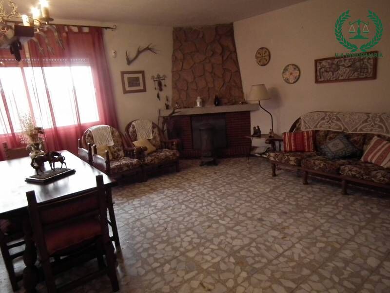 Sala d'estar de Casa o xalet en venda en Pedrezuela amb Calefacció, Jardí privat i Terrassa