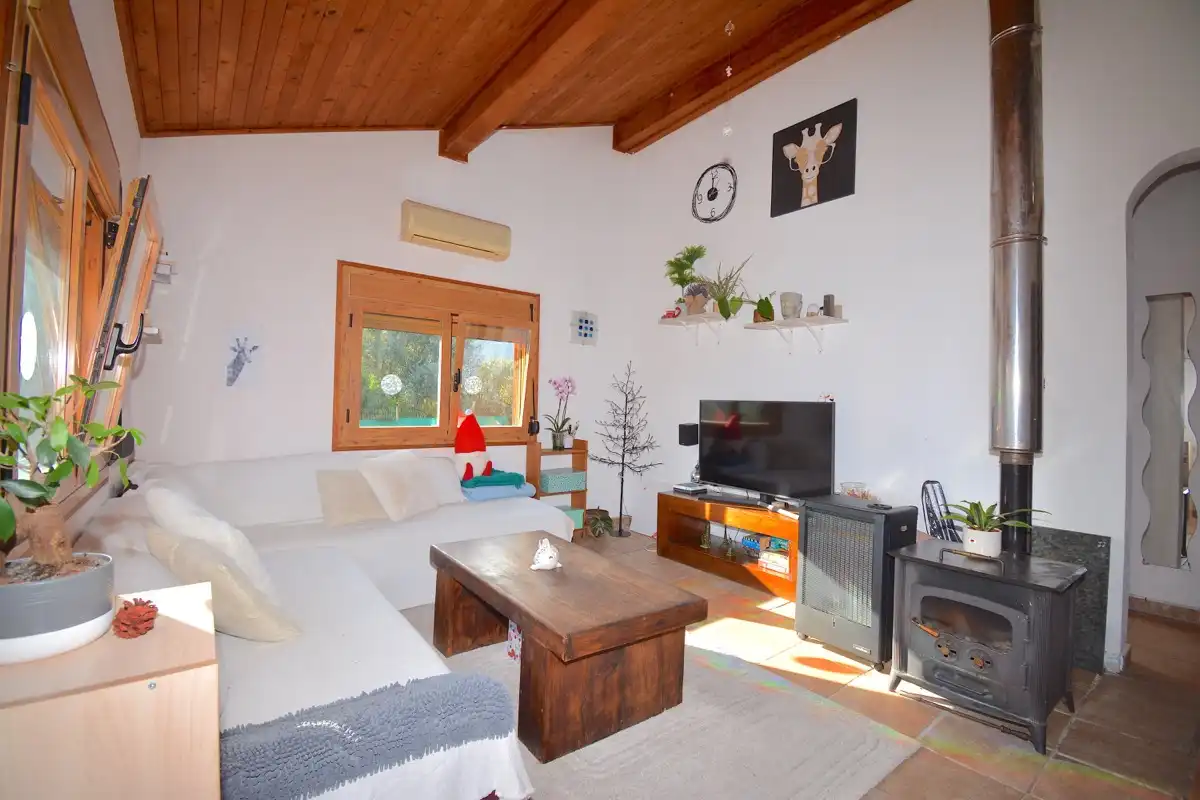 Wohnzimmer von Haus oder Chalet zum Verkauf in Dénia mit Klimaanlage und Privatgarten
