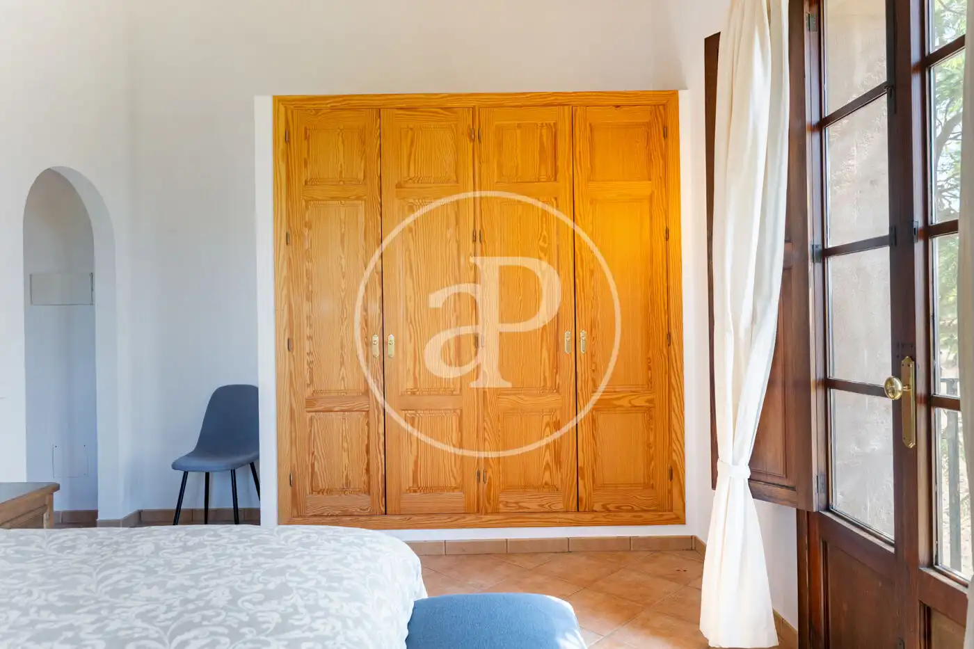 Bedroom of Houses for rent in Sencelles  with Air Conditioner, Heating and Private garden