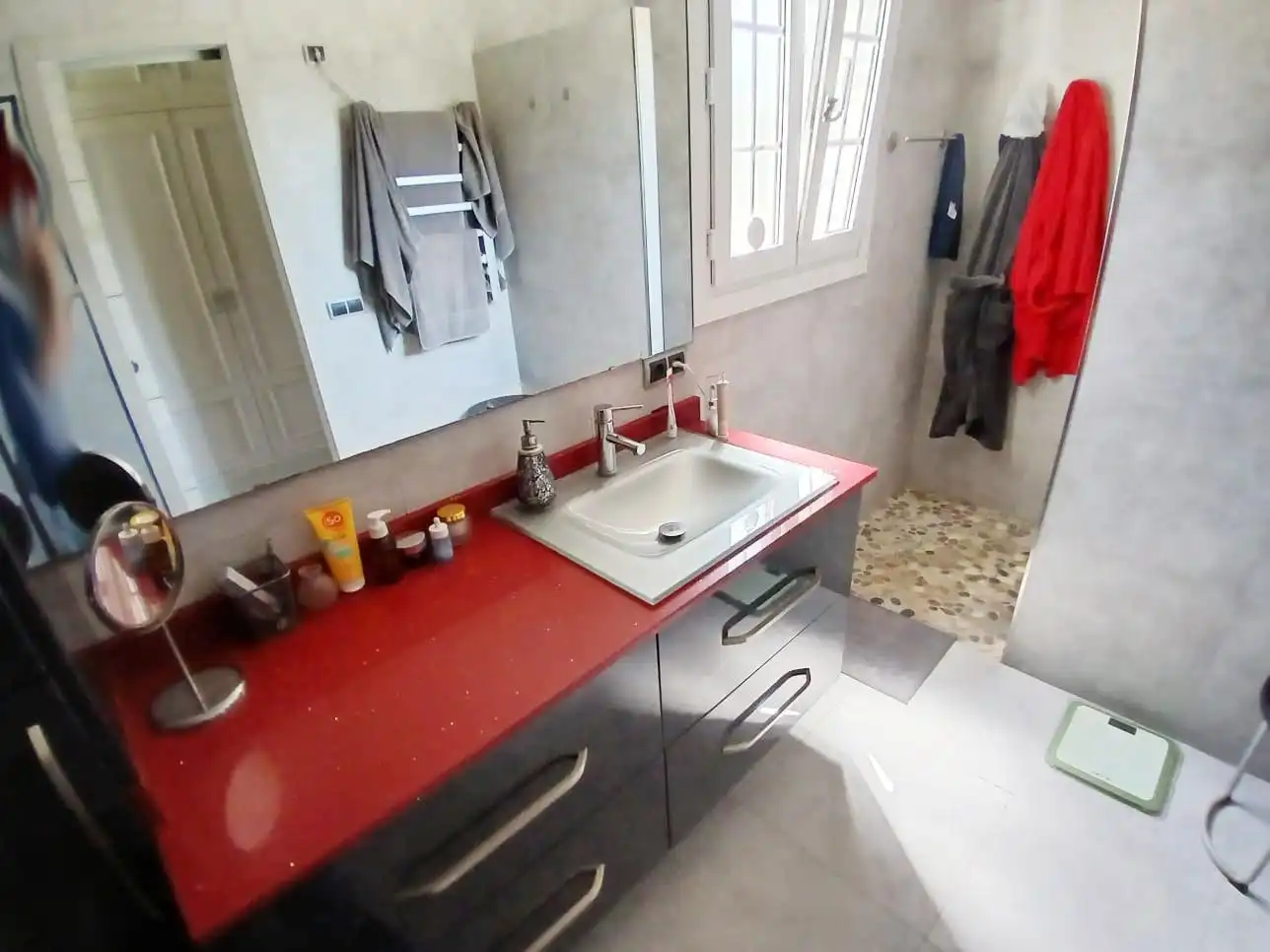 Badezimmer von Haus oder Chalet zum Verkauf in Aljaraque mit Heizung, Privatgarten und Schwimmbad