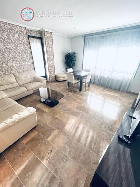 Living room of Apartment for sale in  Albacete Capital  with Heating, Terrace and Balcony
