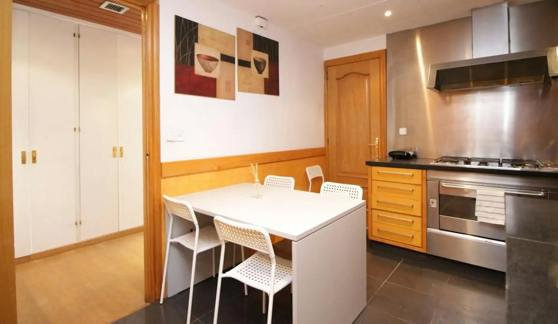 Kitchen of Flat for share in Barcelona  with Furnished and Washing machine