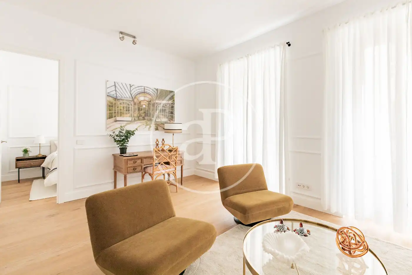 Sala d'estar de Pis en venda en Barrio de Salamanca