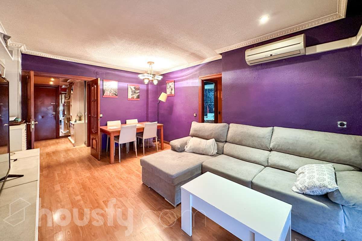 Sala d'estar de Pis en venda en Móstoles amb Aire condicionat, Terrassa i Traster