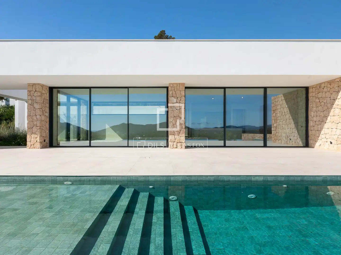 Vista exterior de Casa o chalet en venta en Santa Eulària des Riu con Aire acondicionado, Jardín privado y Terraza