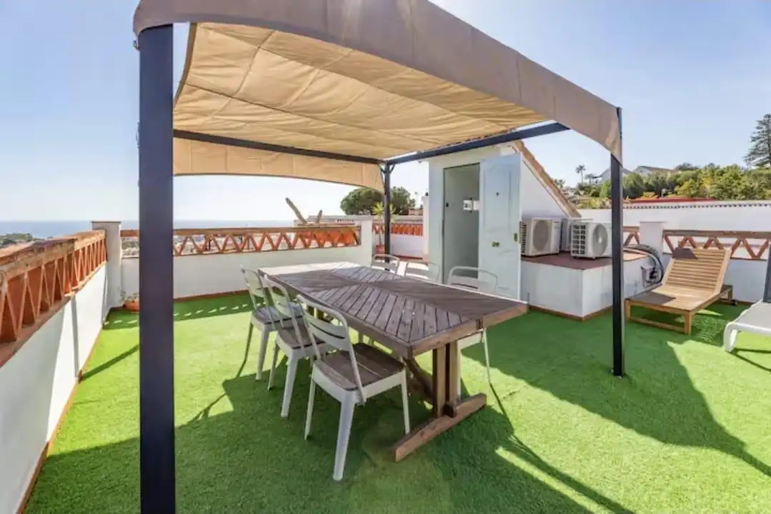 Terrace of Detached homes for sale in Benalmádena  with Air Conditioner, Terrace and Storage room