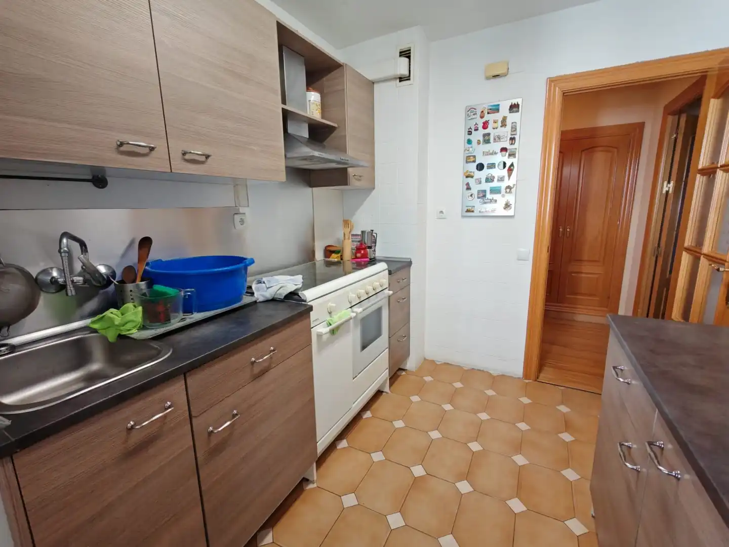 Küche von Wohnung zum Verkauf in Móstoles mit Heizung, Parkett und Terrasse