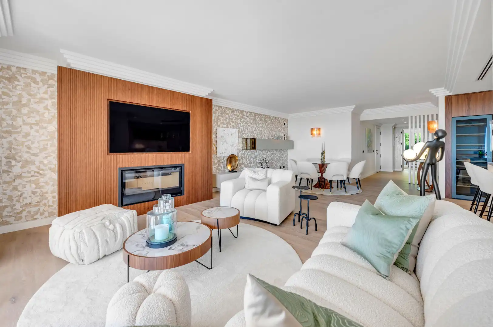 Sala d'estar de Apartament en venda en Marbella amb Aire condicionat, Terrassa i Piscina
