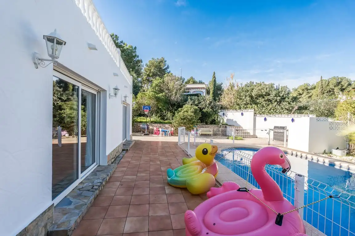 Piscina de Casa o chalet en venta en Jávea / Xàbia con Aire acondicionado, Jardín privado y Terraza