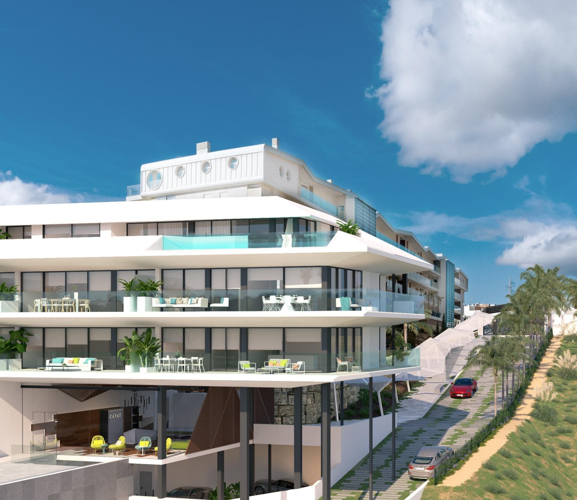 Exterior view of Apartment for sale in Fuengirola  with Air Conditioner, Heating and Private garden