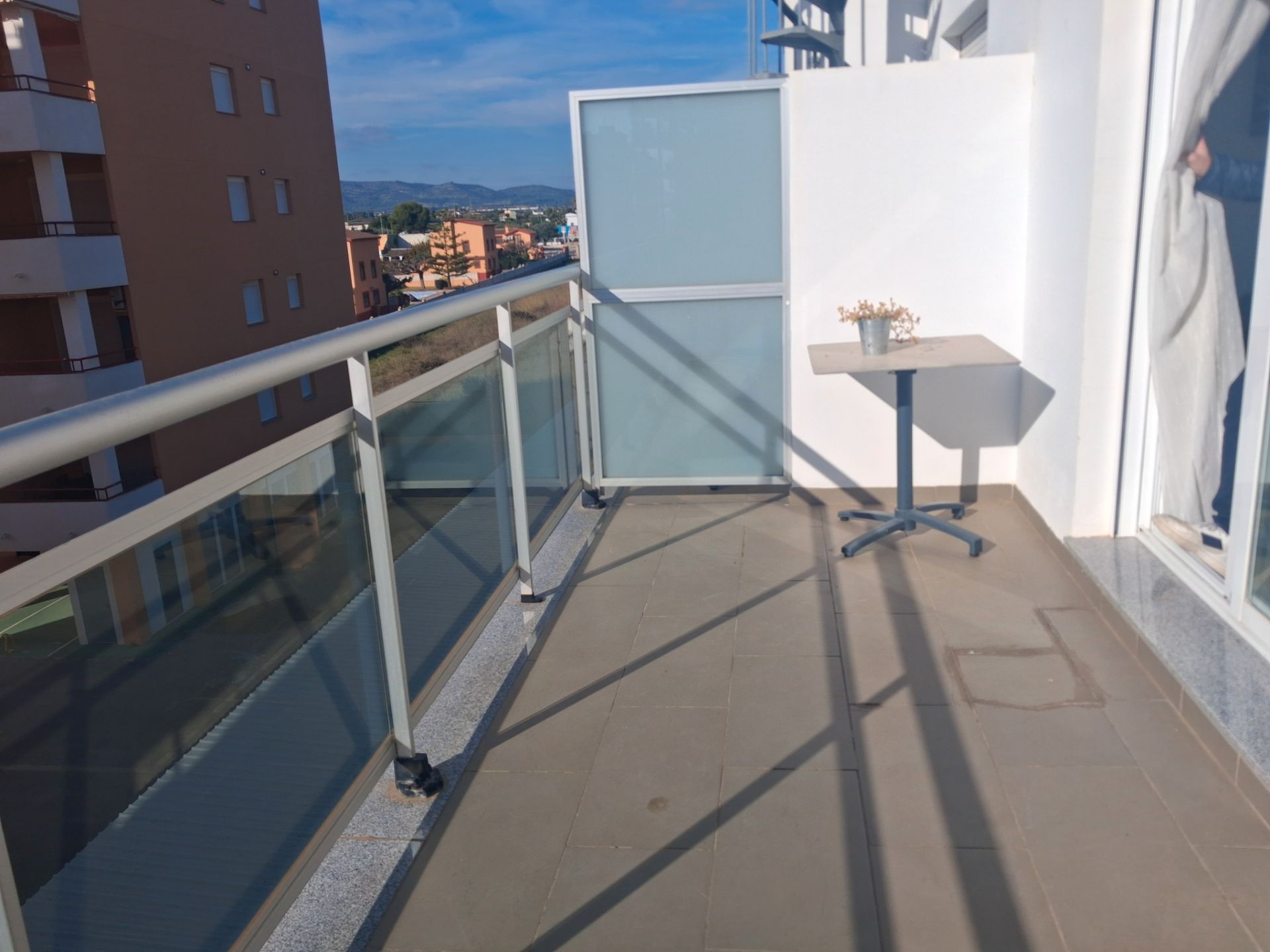 Terrace of Flat to rent in Peñíscola / Peníscola  with Furnished, Balcony and Community pool