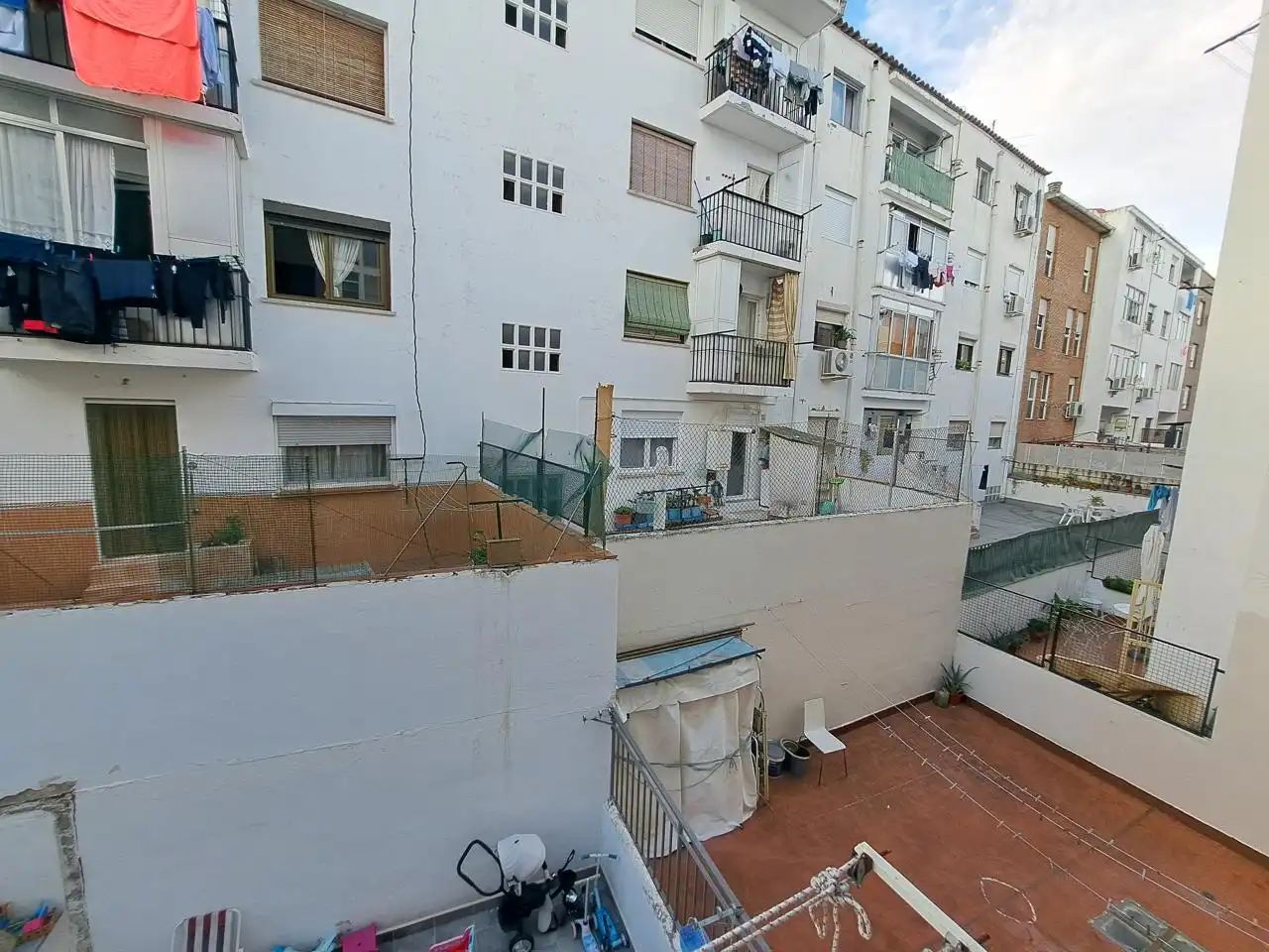 Balcony of Flat for sale in Zaragoza  with Air Conditioner