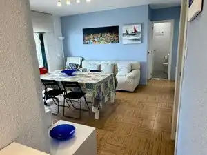 Wohnzimmer von Wohnung zur Miete in El Vendrell mit Terrasse, Möbliert und Ofen