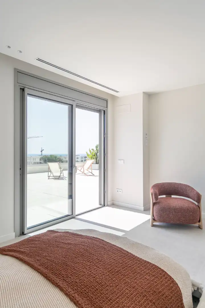 Terrasse von Haus oder Chalet zum Verkauf in Sitges mit Klimaanlage, Heizung und Privatgarten