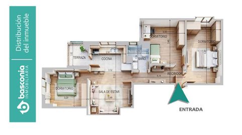 Foto 2 de Piso en venta en Agirre Lehendakaria Kalea, 72, Centro - Ariz - Uribarri, Basauri