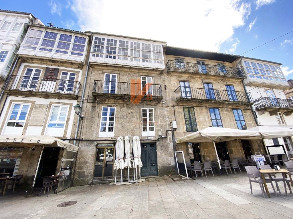 Exterior view of Flat for sale in Santiago de Compostela 
