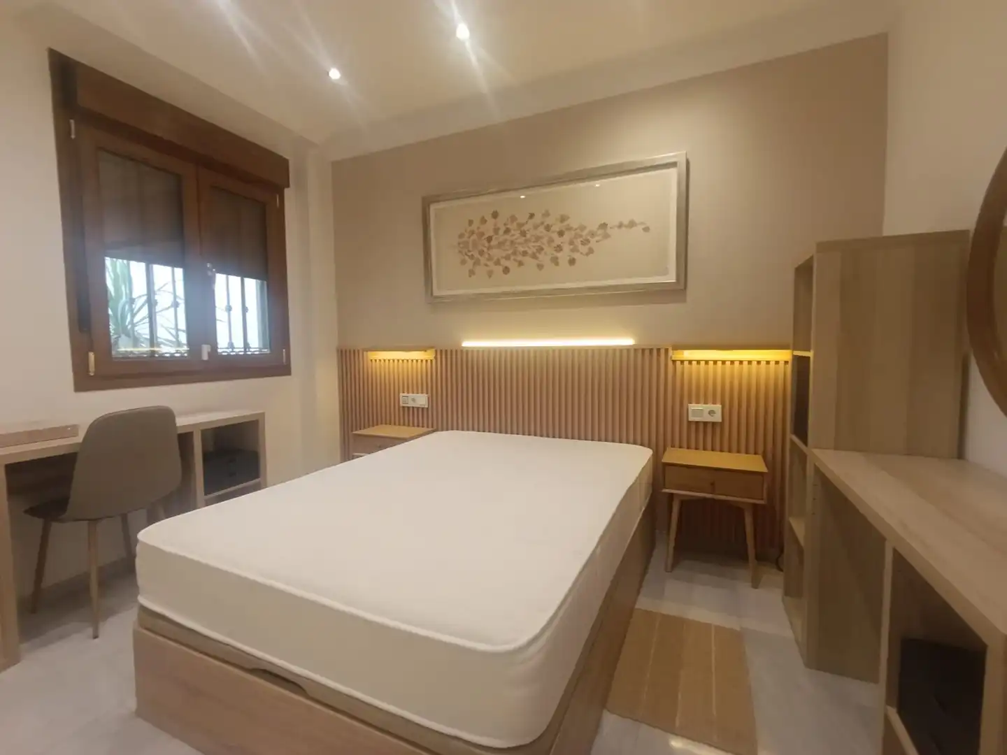 Bedroom of Apartments for rent in Málaga  with Air Conditioner and Furnished