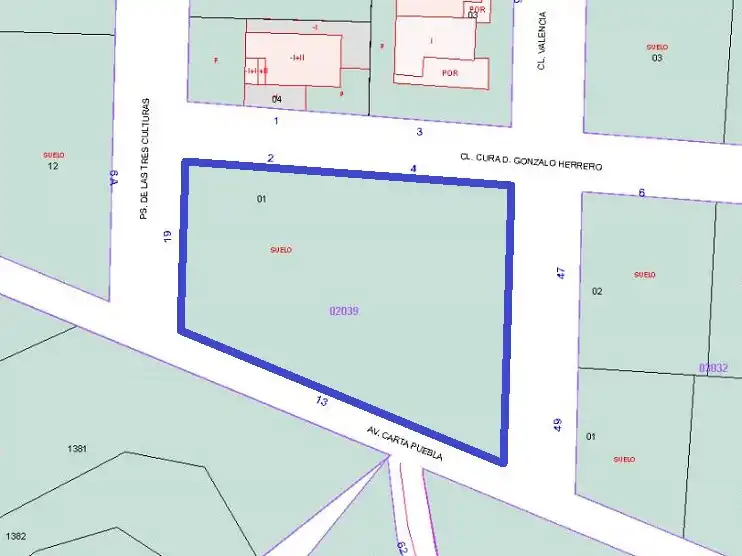 Terreny residencial en venda a Avenida Carta Puebla 13, imagen 2