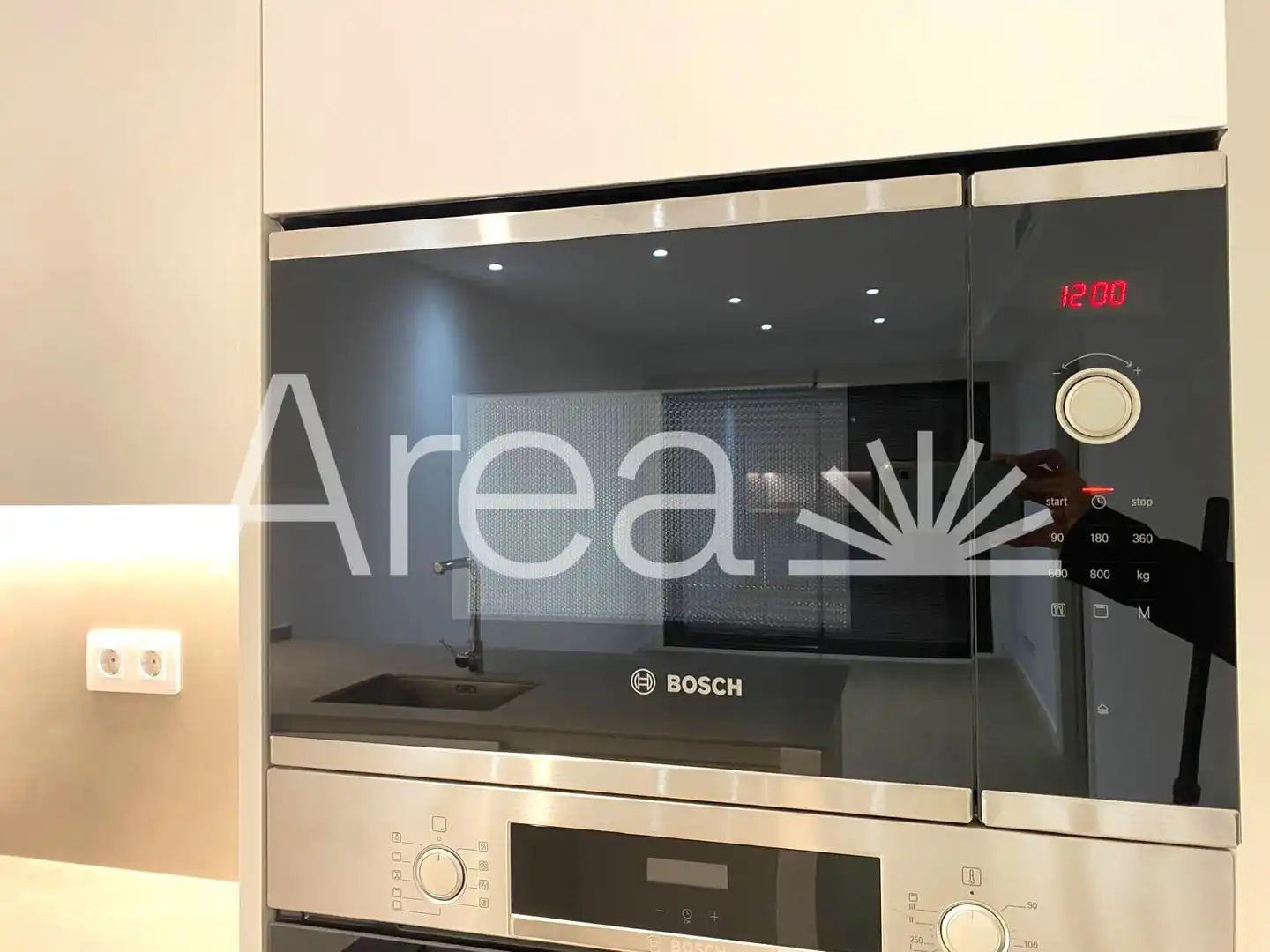 Cocina de Piso de alquiler en Mataró con Aire acondicionado, Calefacción y Terraza