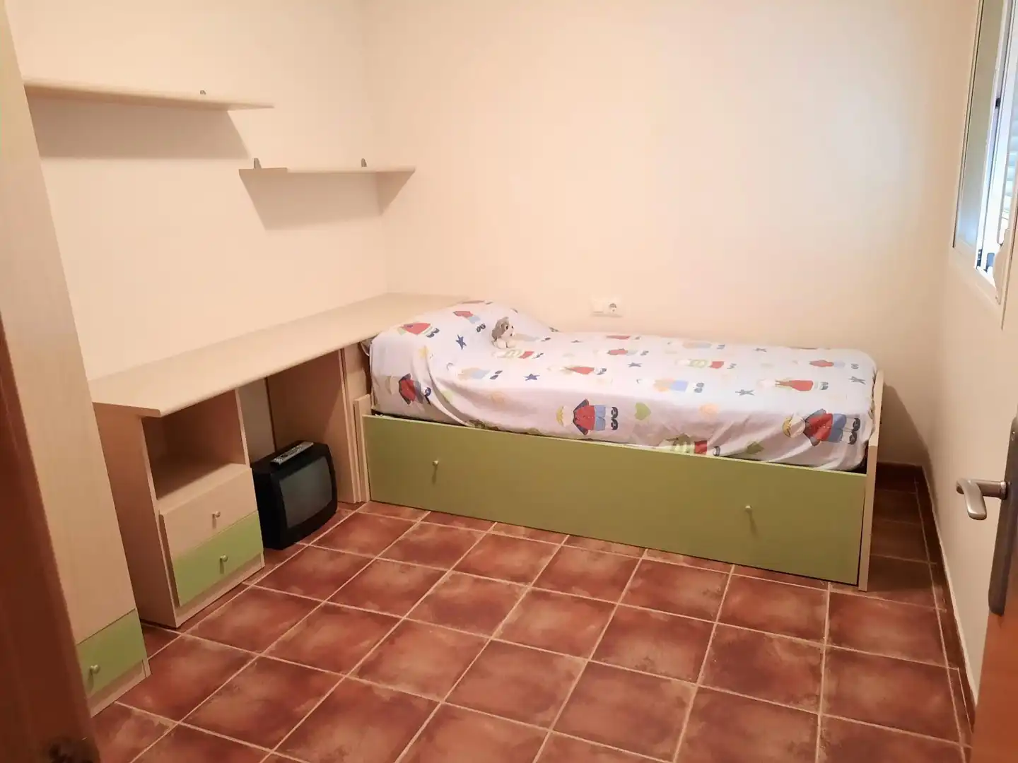 Schlafzimmer von Wohnung zum Verkauf in Cuevas del Almanzora mit Klimaanlage, Privatgarten und Möbliert