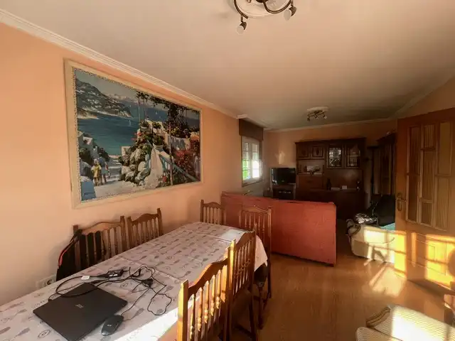Dining room of Houses for sale in A Pastoriza   with Private garden, Terrace and Furnished