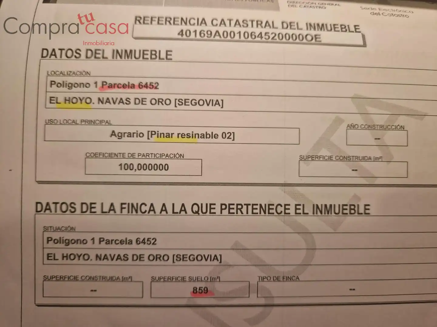 Terreni e lotti in vendita a Navas de Oro, imagen 51