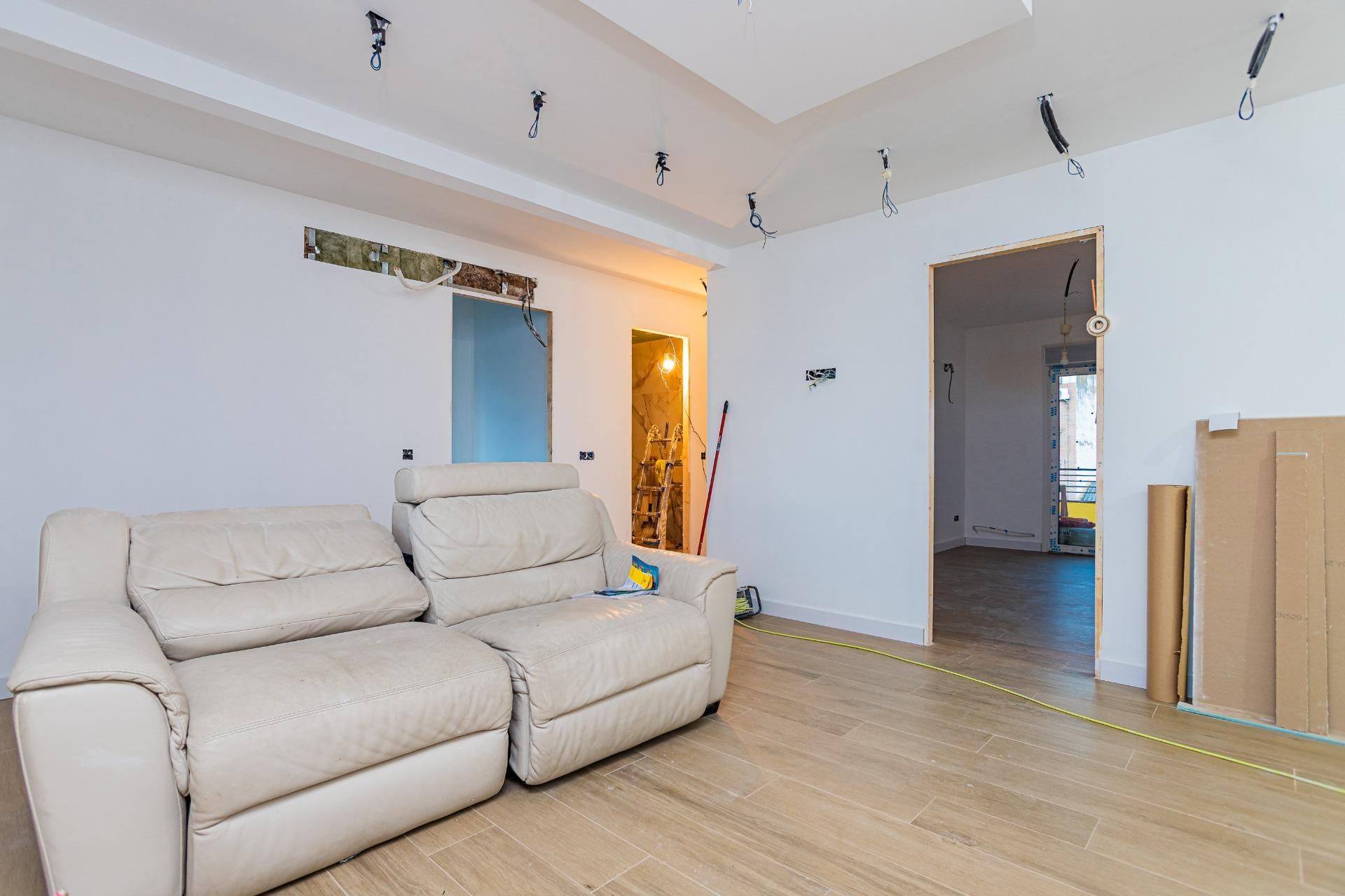 Living room of Flat for sale in San Agustín del Guadalix  with Air Conditioner, Heating and Private garden