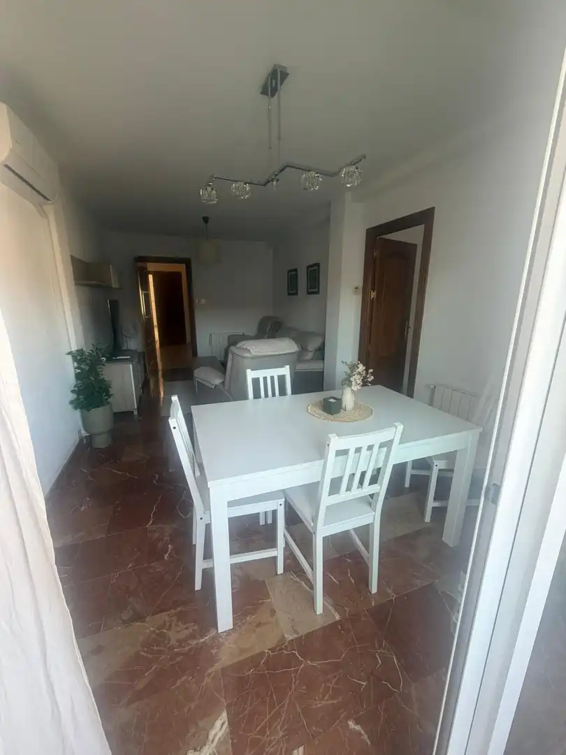 Esszimmer von Wohnung zur Miete in Granada mit Abstellraum, Möbliert und Balkon