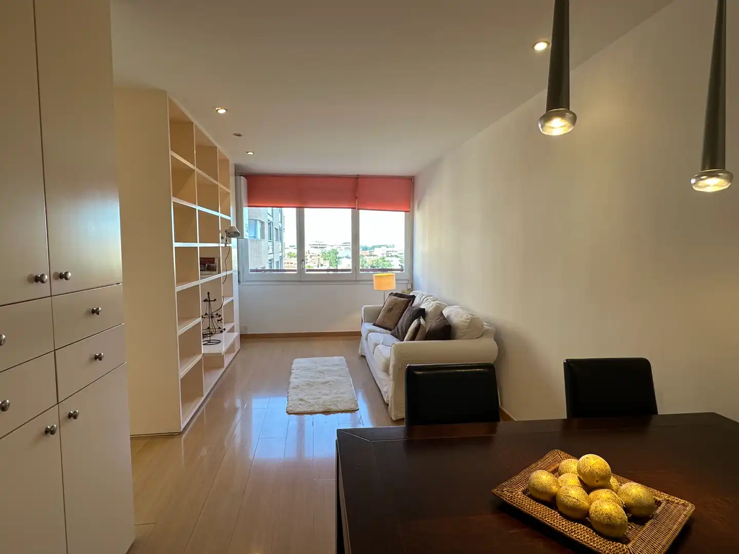 Sala de estar de Piso en venta en Lleida con Calefacción, Parquet y Amueblado
