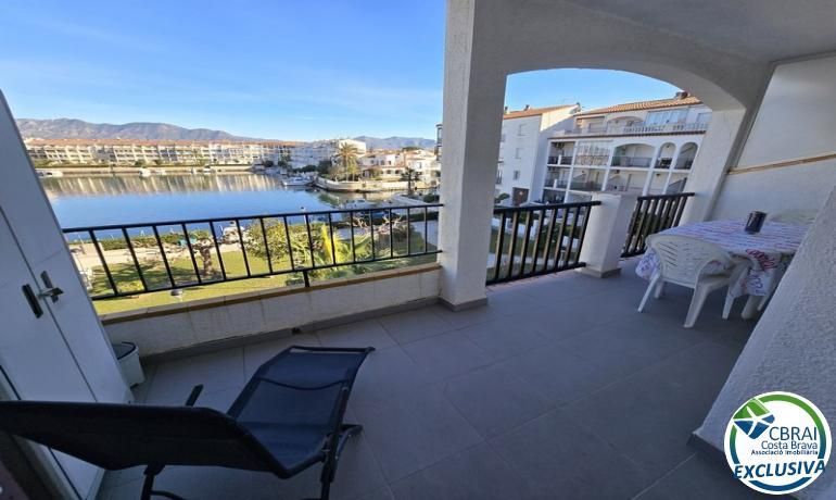Terrace of Flat for sale in Empuriabrava  with Heating, Private garden and Swimming Pool