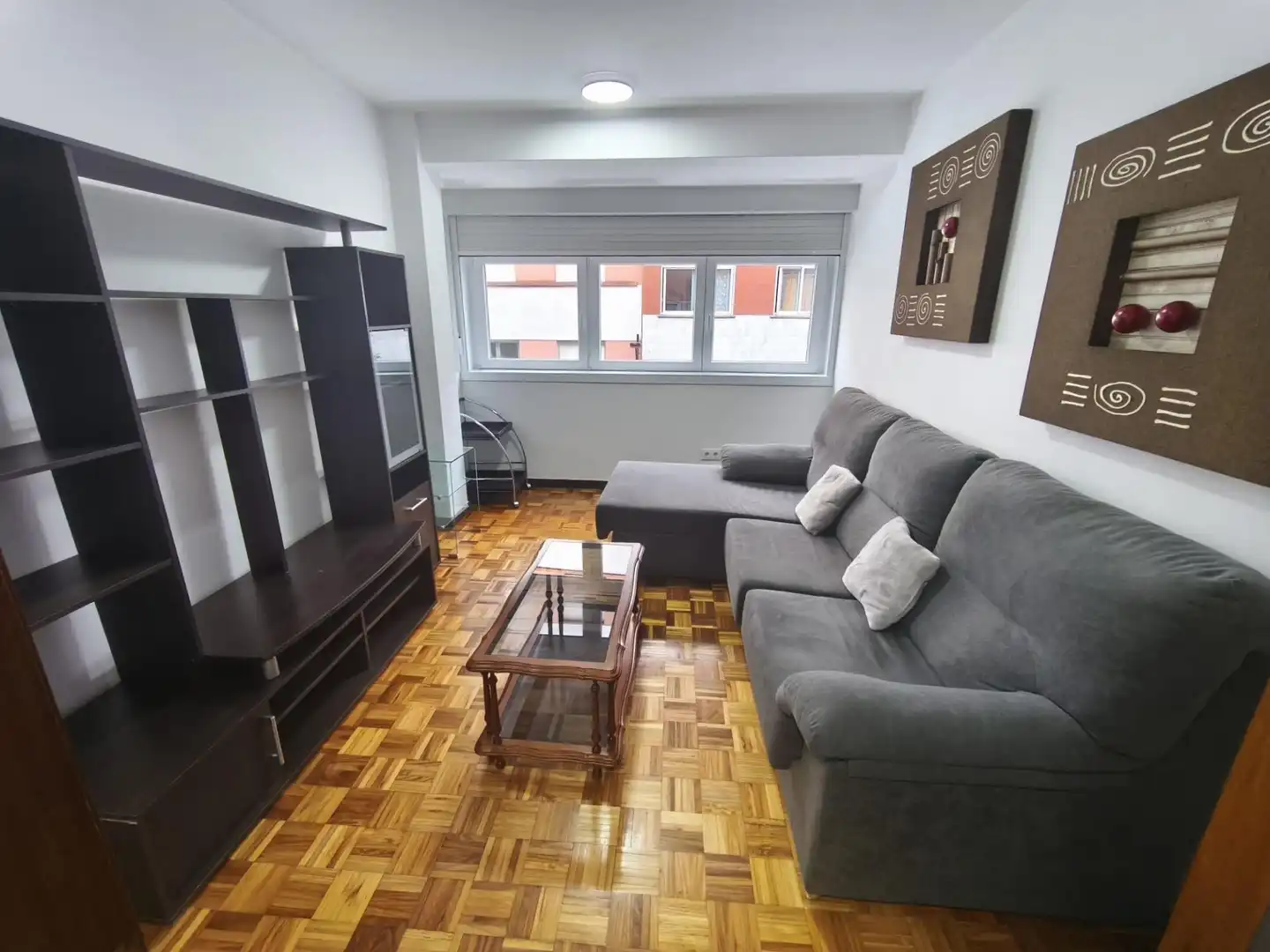 Sala de estar de Piso en venta en Santiago de Compostela 