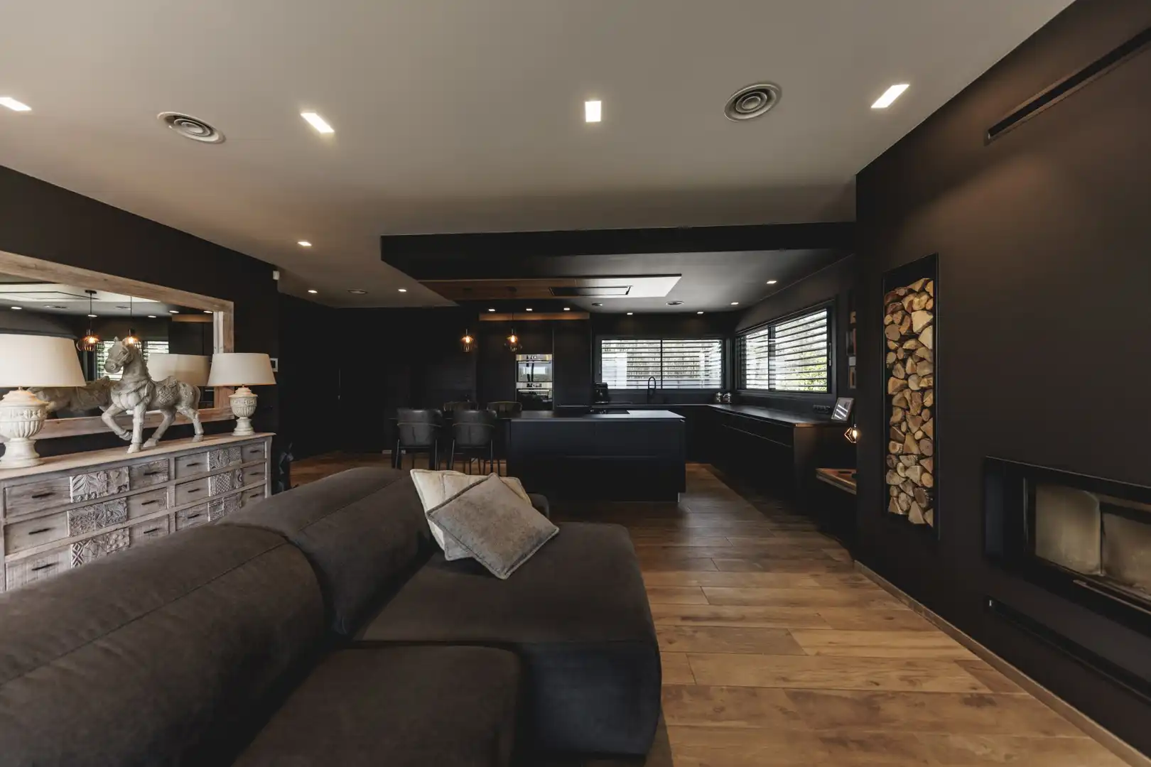 Living room of Houses for sale in Sant Julià de Ramis  with Air Conditioner, Heating and Terrace