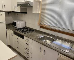 Kitchen of Flat to rent in Santiago de Compostela   with Heating, Furnished and Oven