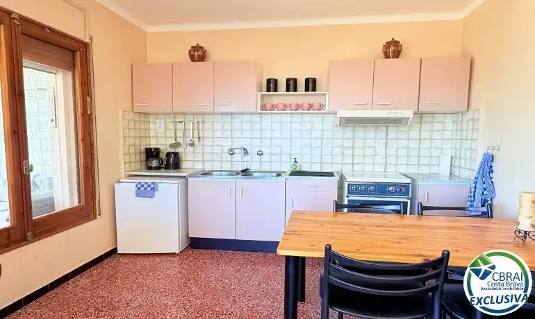 Kitchen of Houses for sale in Roses  with Private garden, Terrace and TV