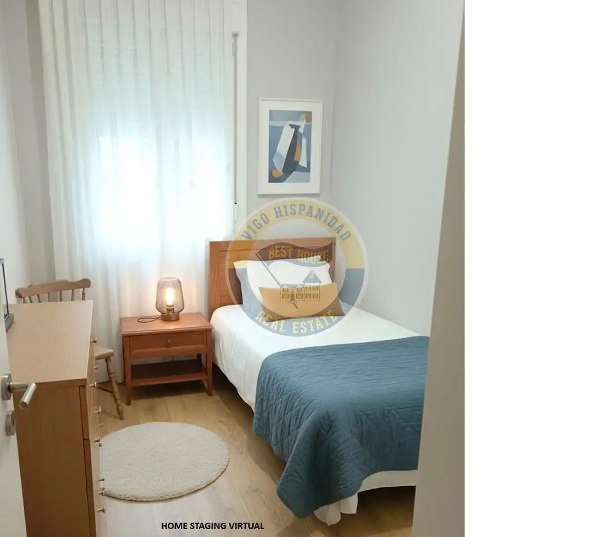 Dormitori de Casa o xalet en venda en Vigo  amb Terrassa i Moblat