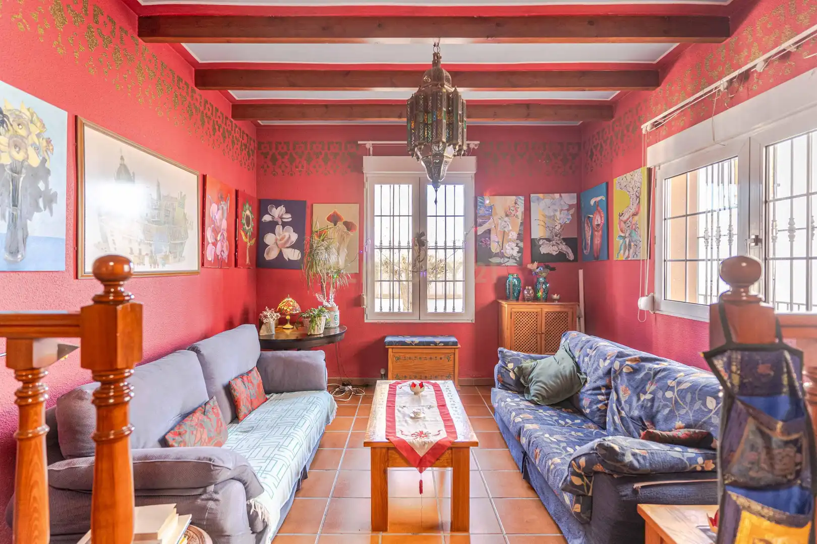 Sala de estar de Casa o chalet en venta en Íllora con Aire acondicionado, Jardín privado y Trastero