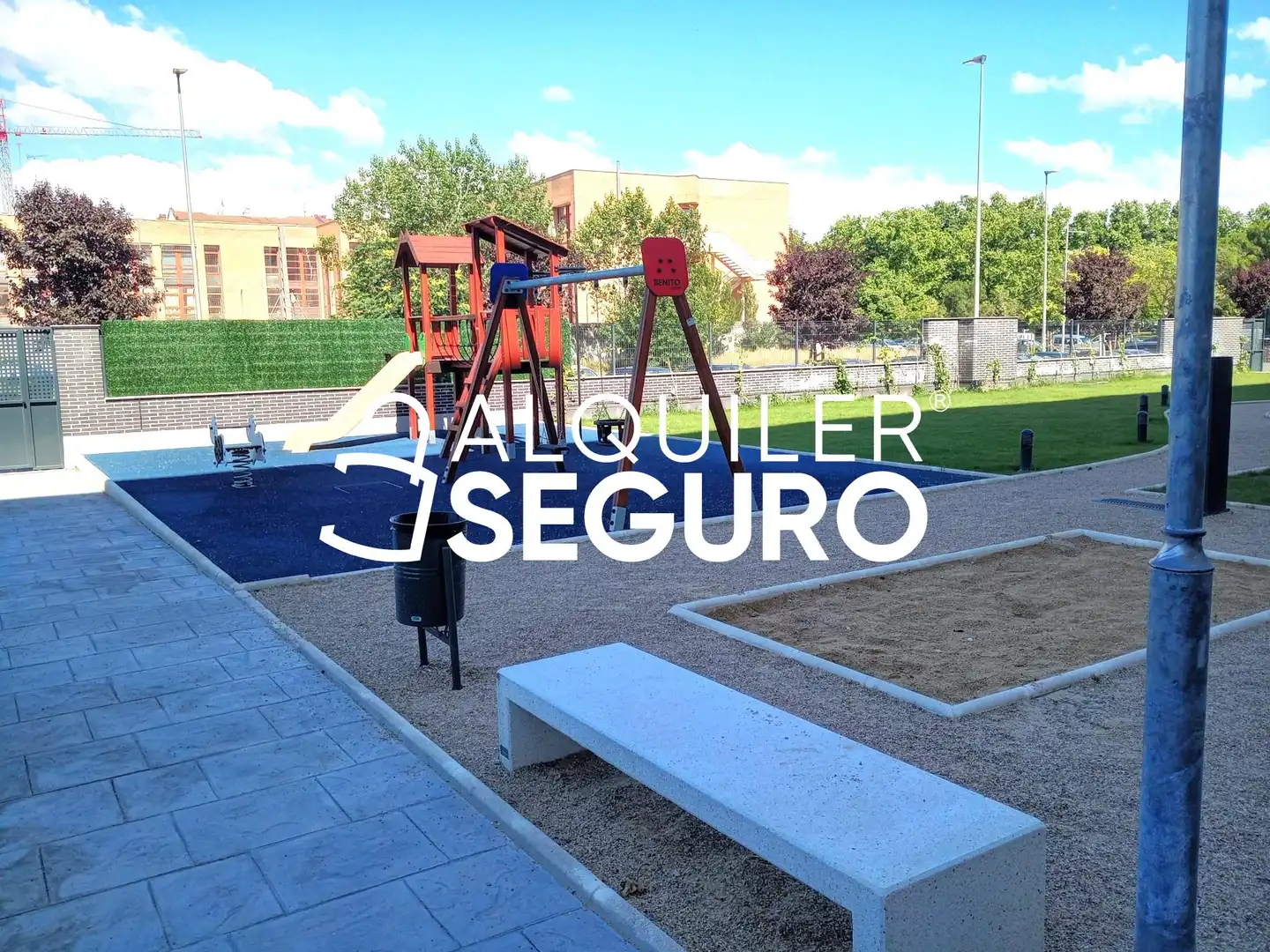 Parking of Flat for rent in Valladolid  with Heating, Terrace and Swimming Pool